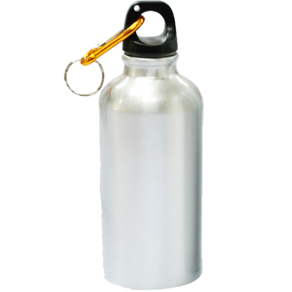 Custom 600ml Aluminium Water Bottle - Silver