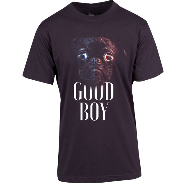 Pug Good Boy T-Shirt - In Child and Adult Sizes