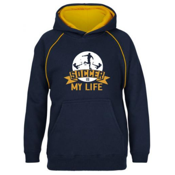 Soccer is My Life Hoodie - Available in Child & Adult Sizes